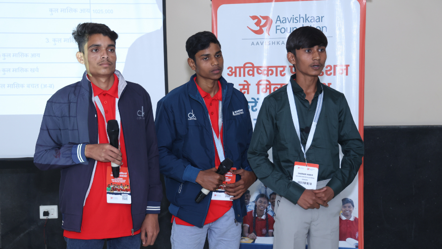 Entrepreneurs at an Aavishkaar Foundation event
